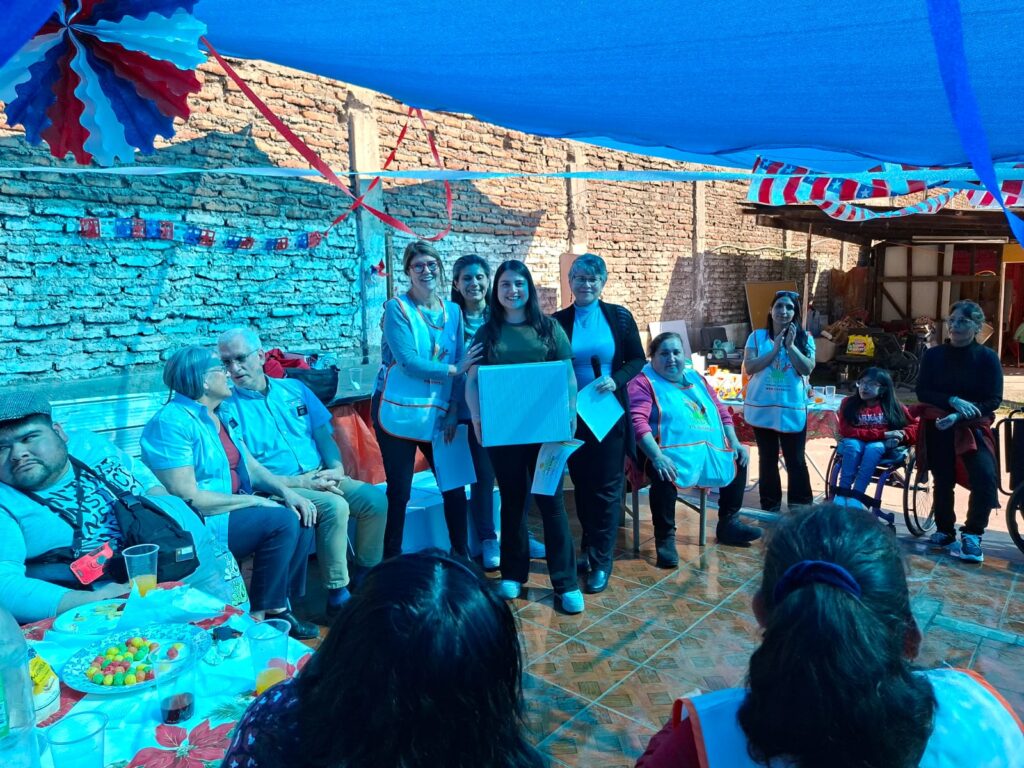 entrega de cajas alimentos